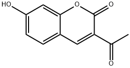 3-ACETYL-7-HYDROXY-2H-CHROMEN-2-ONE Structural