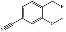 4-CYANO-2-METHOXYBENZYL BROMIDE Structural