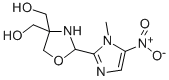 2-(1-Methyl-5-nitroimidazolyl)-4,4-bis(hydroxymethyl)oxazolidine Structural