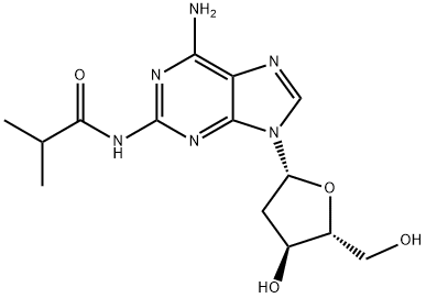 2-AMINO-N2-ISOBUTYRYL-2'-DEOXYADENOSINE Structural