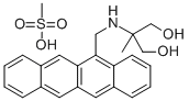 1,3-Propanediol, 2-methyl-2-((5-naphthacenylmethyl)amino)-, methanesul fonate (salt)