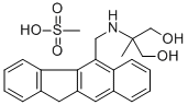 1,3-Propanediol, 2-((11H-benzo(b)fluoren-5-ylmethyl)amino)-2-methyl-,  methanesulfonate (salt) Structural