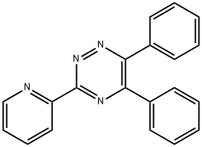 3-(2-PYRIDYL)-5,6-DIPHENYL-1,2,4-TRIAZINE Structural