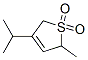 Thiophene, 2,5-dihydro-2-methyl-4-(1-methylethyl)-, 1,1-dioxide (9CI) Structural