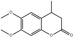 6,7-DIMETHOXY-4-METHYL-CHROMAN-2-ONE Structural