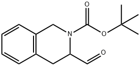 3-FORMYL-3,4-DIHYDRO-1H-ISOQUINOLINE-2-CARBOXYLIC ACID TERT-BUTYL ESTER Structural