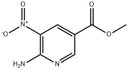 methyl 6-amino-5-nitropyridine-3-carboxylate Structural