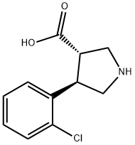 (3S,4R)-4-(2-CHLOROPHENYL)PYRROLIDINE-3-CARBOXYLIC ACID