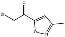 Ethanone, 2-bromo-1-(3-methyl-5-isoxazolyl) Structural