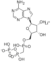 ALPHA,BETA-METHYLENEADENOSINE 5'-TRIPHOSPHATE LITHIUM SALT Structural