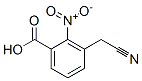 Benzoic acid, 3-(cyanomethyl)-2-nitro- (9CI) Structural
