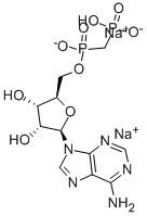 ALPHA,BETA-METHYLENEADENOSINE 5'-DIPHOSPHATE SODIUM SALT Structural