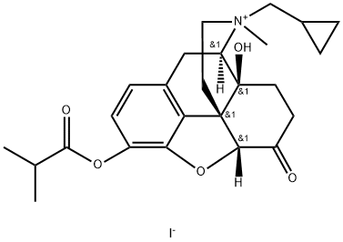 O-Isobutyryl N-Methyl Naltrexone Iodide Structural