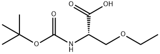 (S)-N-BOC-2-AMINO-3-ETHOXY-PROPIONIC ACID Structural