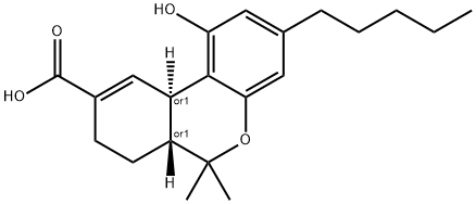 (+/-)-11-NOR-9-CARBOXY-DELTA9-THC Structural