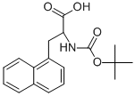 BOC-DL-1-NAPHTHYLALANINE Structural