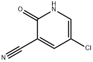 5-chloro-2-hydroxynicotinonitrile Structural