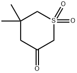 Dihydro-5,5-diMethyl-2H-thiopyran-3(4H)-one-1,1-dioxide Structural