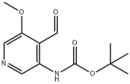 TERT-BUTYL 4-FORMYL-5-METHOXYPYRIDIN-3-YLCARBAMATE