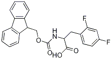 L-2-(((9H-fluoren-9-yl)Methoxy)carbonylaMino)-3-(2,4-difluorophenyl)propanoic acid Structural