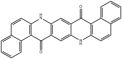 7,16-DIHYDROBENZO[A]BENZO[5,6]QUINO[3,2-I]ACRIDINE-9,18-DIONE Structural