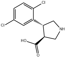 (3S,4R)-4-(2,5-DICHLOROPHENYL)PYRROLIDINE-3-CARBOXYLIC ACID