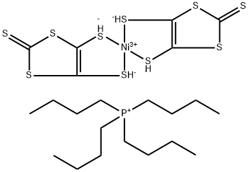 TETRA-N-BUTYLPHOSPHONIUM BIS(1,3-DITHIOLE-2-THIONE-4,5-DITHIOLATO)NICKEL(III) COMPLEX Structural