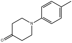 1-(4-methylphenyl)piperidin-4-one Structural