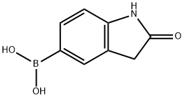 (2-oxo2,3-dihydro-1H-indol-5-yl)boronic acid Structural