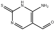 5-Pyrimidinecarboxaldehyde, 4-amino-1,2-dihydro-2-thioxo- (9CI) Structural