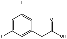 3,5-Difluorophenylacetic acid Structural