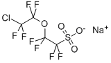 2-(2-CHLORO-1,1,2,2-TETRAFLUOROETHOXY)-1,1,2,2-TETRAFLUORO-ETHANESULFONIC ACID, SODIUM SALT Structural