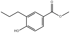 4-HYDROXY-3-PROPYLBENZOIC ACID METHYL ESTER Structural