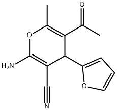 5-ACETYL-2-AMINO-4-(2-FURANYL)-6-METHYL-4H-PYRAN-3-CARBONITRILE