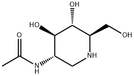 2-ACETAMIDO-1,2,5-TRIDEOXY-1,5-IMINO-D-G LUCITOL Structural