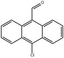 10-CHLORO-9-ANTHRALDEHYDE Structural