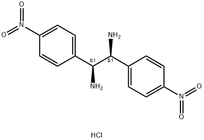 (1S,  2S)-1,2-Bis(4-nitrophenyl)-1,2-ethanediamine  dihydrochloride Structural