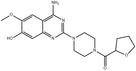 [4-(4-AMino-7-hydroxy-6-Methoxy-2-quinazolinyl)-1-piperazinyl](tetrahydro-2-furanyl)Methanone Structural