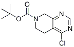 tert-Butyl 4-chloro-5,6-dihydropyrido[3,4-d]pyriMidine-7(8H)-carboxylate Structural