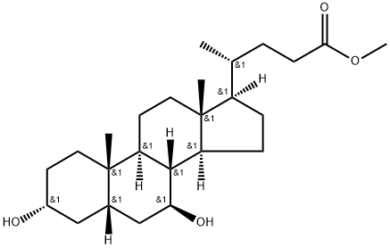 Deoxyursocholic acid methyl ester Structural