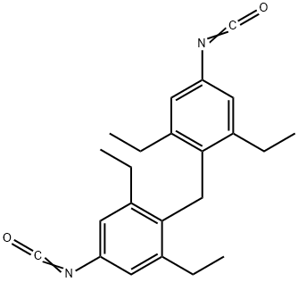 4,4'-DIISOCYANATO-3,3',5,5'-TETRAETHYLDIPHENYLMETHANE Structural