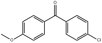 4-chloro-4'-methoxybenzophenone Structural