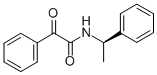 ALPHA-OXO-N-[(R)-1-PHENYLETHYL]PHENYLACETAMIDE Structural
