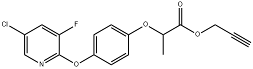 PROPANOICACID,2-[4-[(5-CHLORO-3-FLUORO-2-PYRIDINYL)OXY]PHENOXY]-,2-PROPYNYLESTER