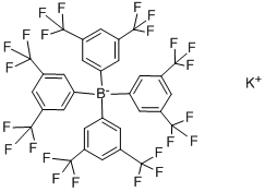 Potassium tetrakis[3,5-bis(trifluoromethyl)phenyl]borate Structural