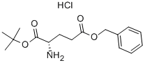 H-GLU(OBZL)-OTBU HCL Structural