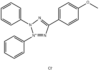 2,3-DIPHENYL-5-(4-METHOXYPHENYL)TETRAZOLIUM CHLORIDE Structural