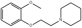 1-[2-(2-METHOXYPHENOXY)ETHYL]-PIPERIDINE Structural