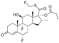 (1-oxopropoxy)-, S-(fluoromethyl)ester, (6α,11β,16α,17α)- Structural