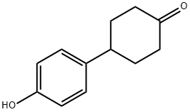 4-(4-Hydroxyphenyl)cyclohexanone Structural